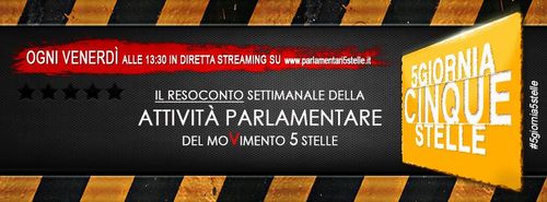 #5giornia5stelle/15 – #democraziaviolata – 25/10/2013 Live streaming alle 13.30