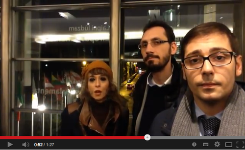 Cominardi, Tripiedi e Ciprini a Bruxelles (video)