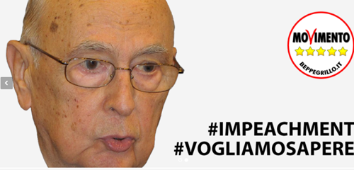 Napolitano: MoVimento call to action! #impeachment #vogliamosapere