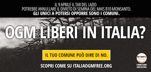 OGM liberi? IL tuo Comune può dire di no: attìvati! #italiaogmfree