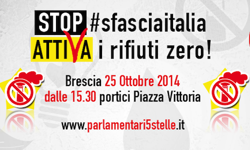 #sfasciaitalia #attiVaitalia: contro gli inceneritori, rifiuti zero a Brescia!