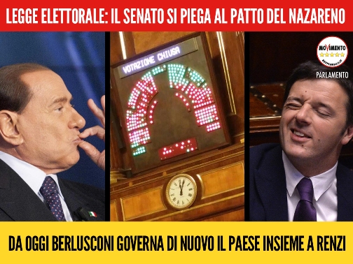Grazie a Renzi da oggi Berlusconi governa di nuovo il Paese
