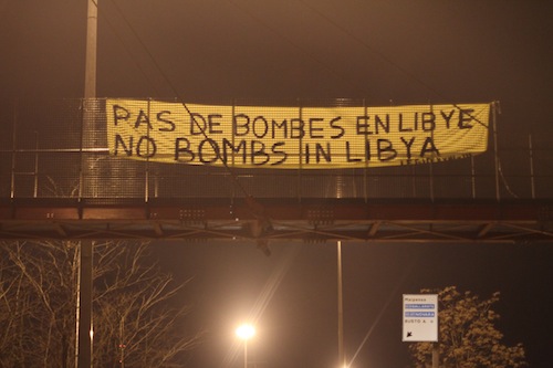 No all’intervento in Libia, le bombe non portano la democrazia!