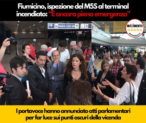 Fiumicino, interrogazione M5S per fare luce su Enac e governo