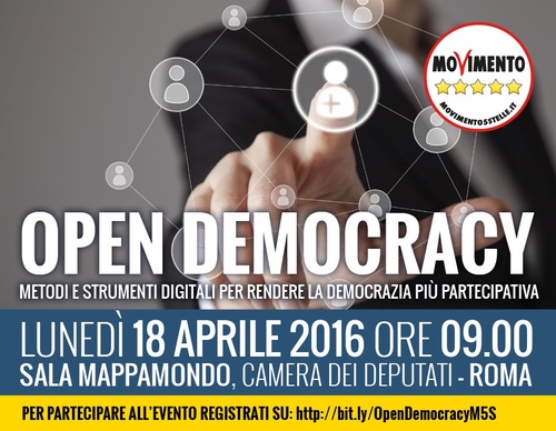 #opendemocracy, Convegno Democrazia in Rete