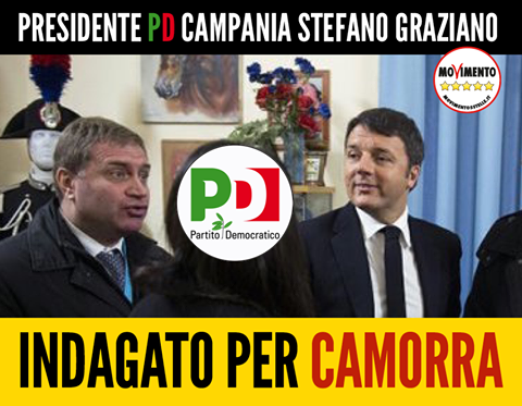 Campania: l’inchiesta su camorra e appalti che travolge il Pd di Renzi