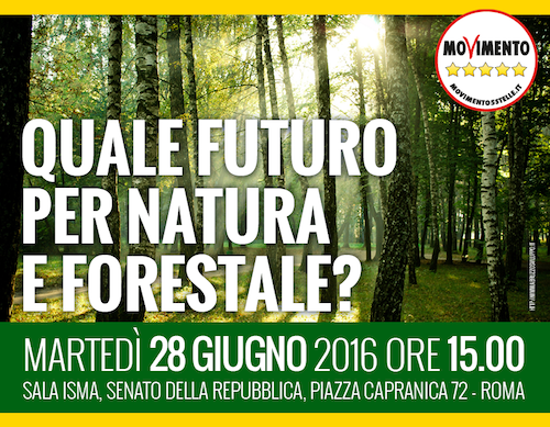 Tutela della natura e corpo forestale: quale futuro? Convegno M5S