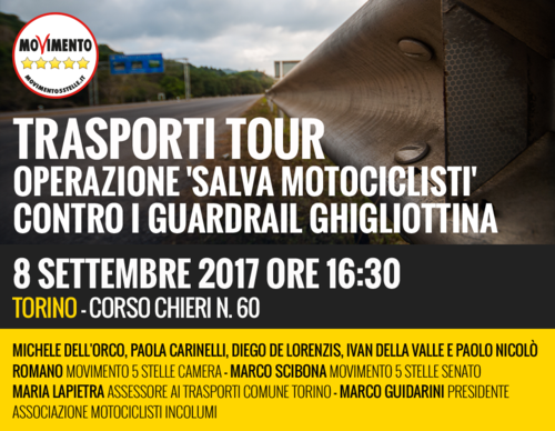 INVITO STAMPA – Trasporti, domani a Torino operazione ‘Salva motociclisti’